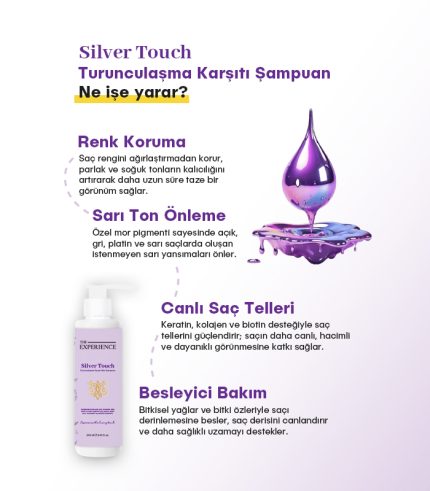 Turunculaşma Karşıtı Mor Şampuan 250 ml