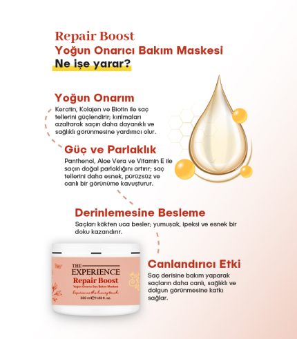 Yoğun Onarıcı Saç Bakım Maskesi 350 ml